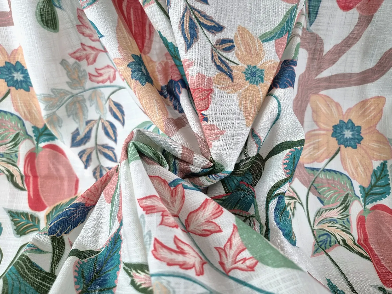 Cotton tablecloth - Sofi-Lee (red)
