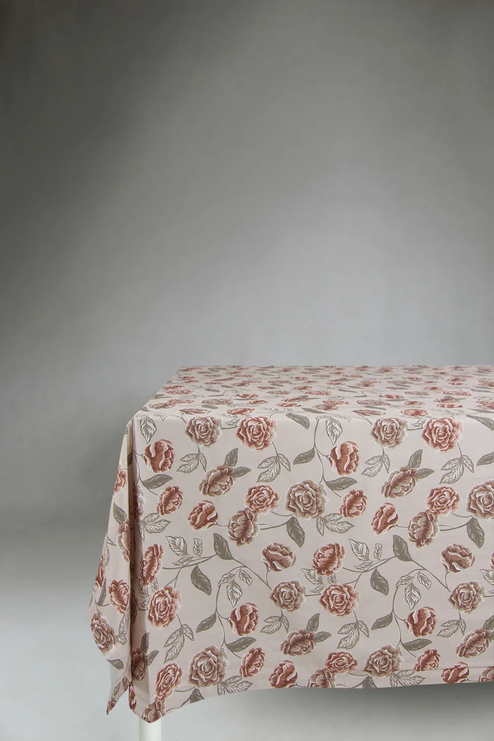 Cotton tablecloth - Wreath (pink)