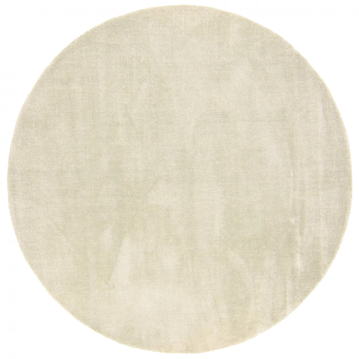 Round rug - Recycled PET with viscose look (mint)