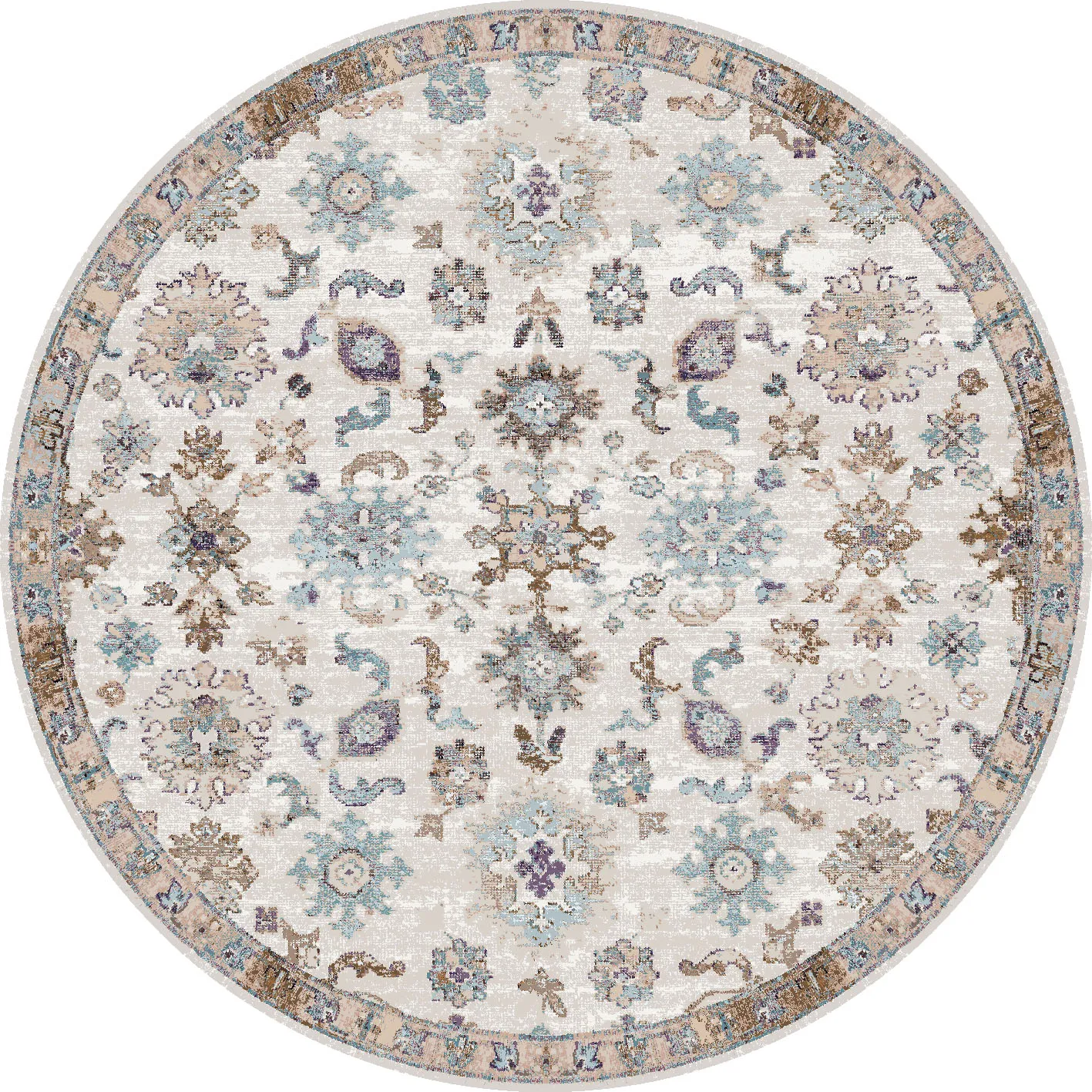 Round rug - Eden (multi)