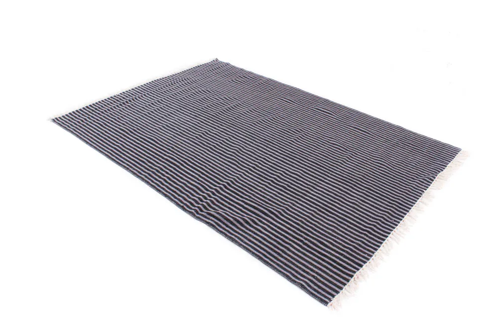 Rag rug - Eila (grey/grey-black)