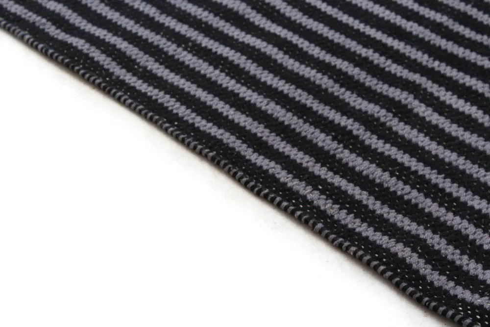 Rag rug - Eila (grey/grey-black)