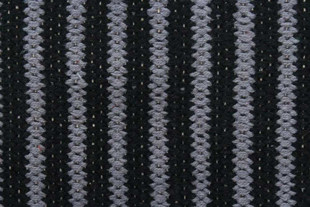 Rag rug - Eila (grey/grey-black)
