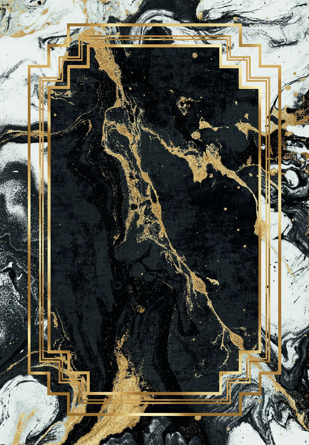Wilton rug - Emery (black)