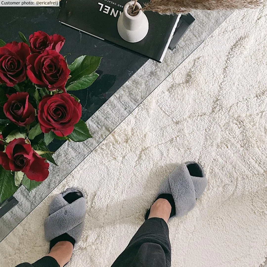 Shaggy rugs - Rostock (offwhite)
