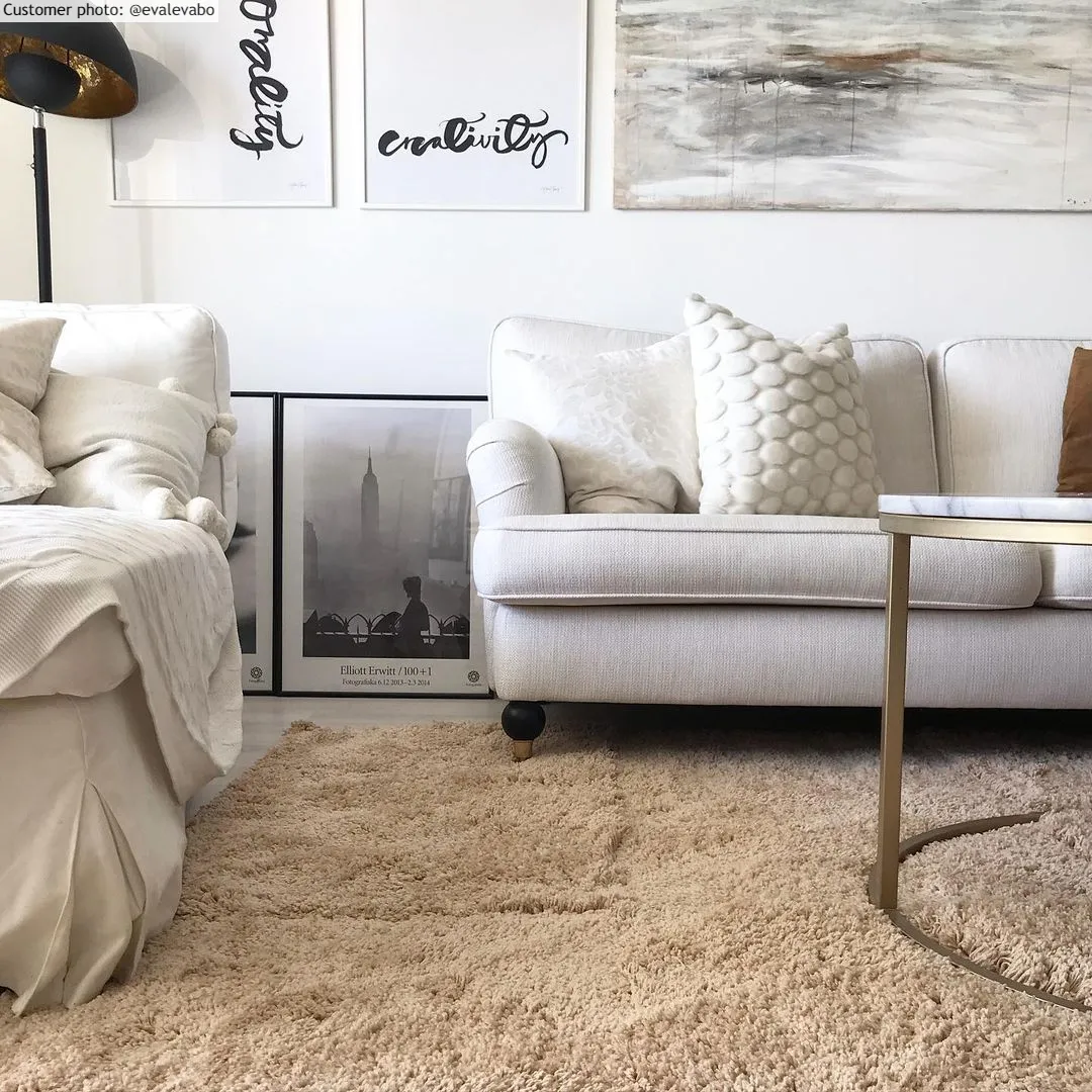 Shaggy rugs - Cannes (beige)