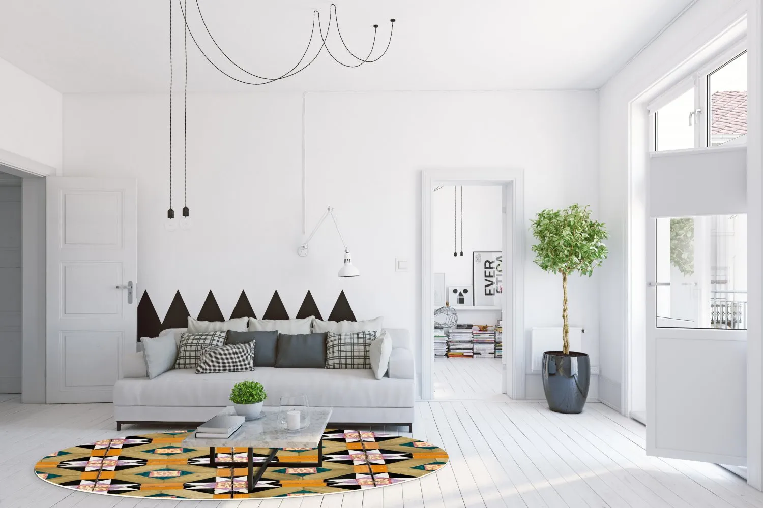 Round rug - Bastia (multi)