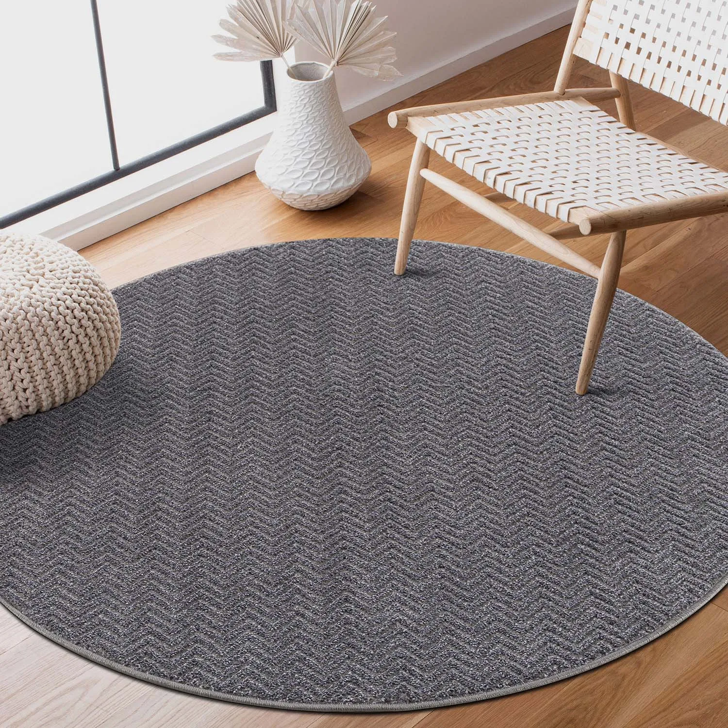 Round rugs - Pandora (grey)