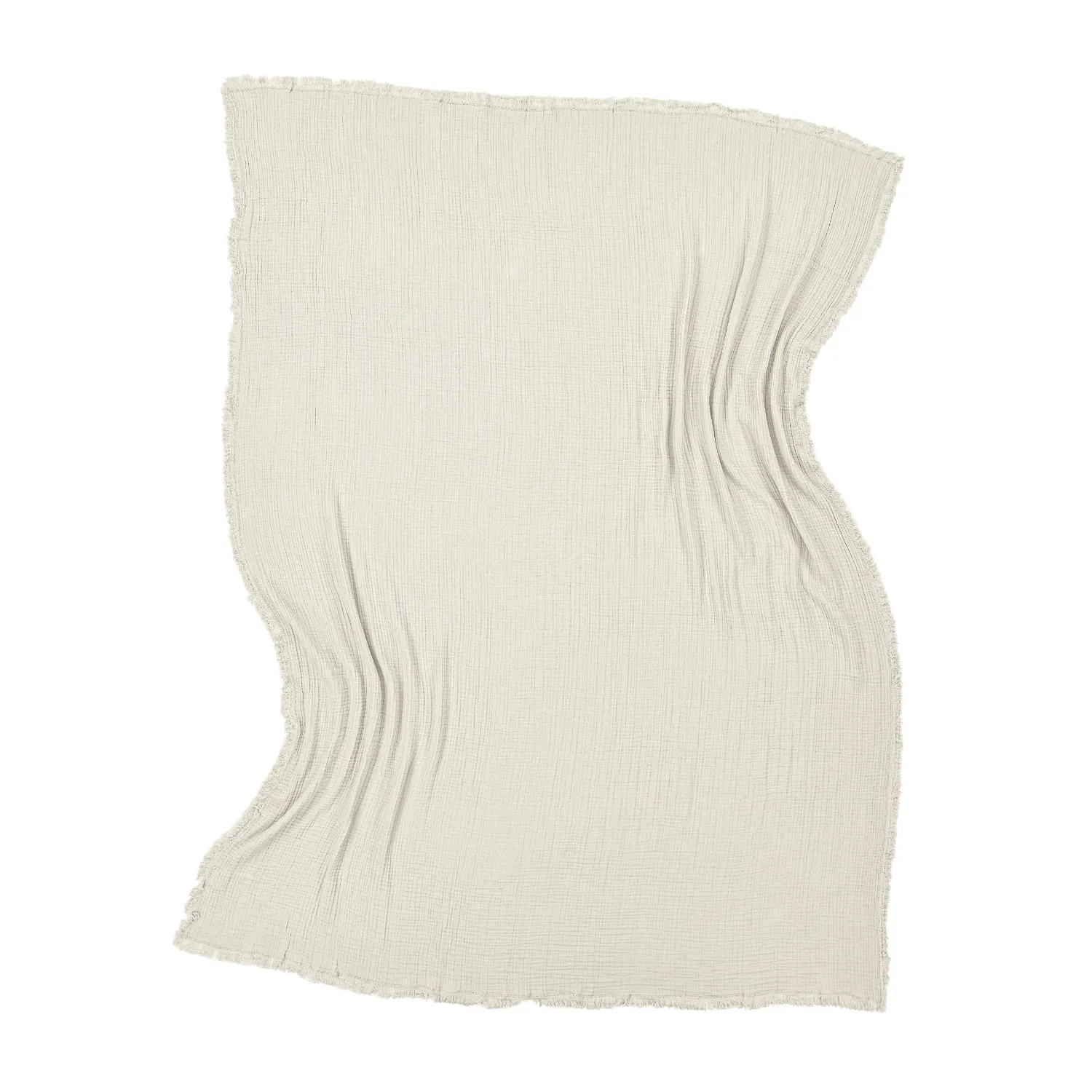 Throws - Muslin throw - Dorena (grey)