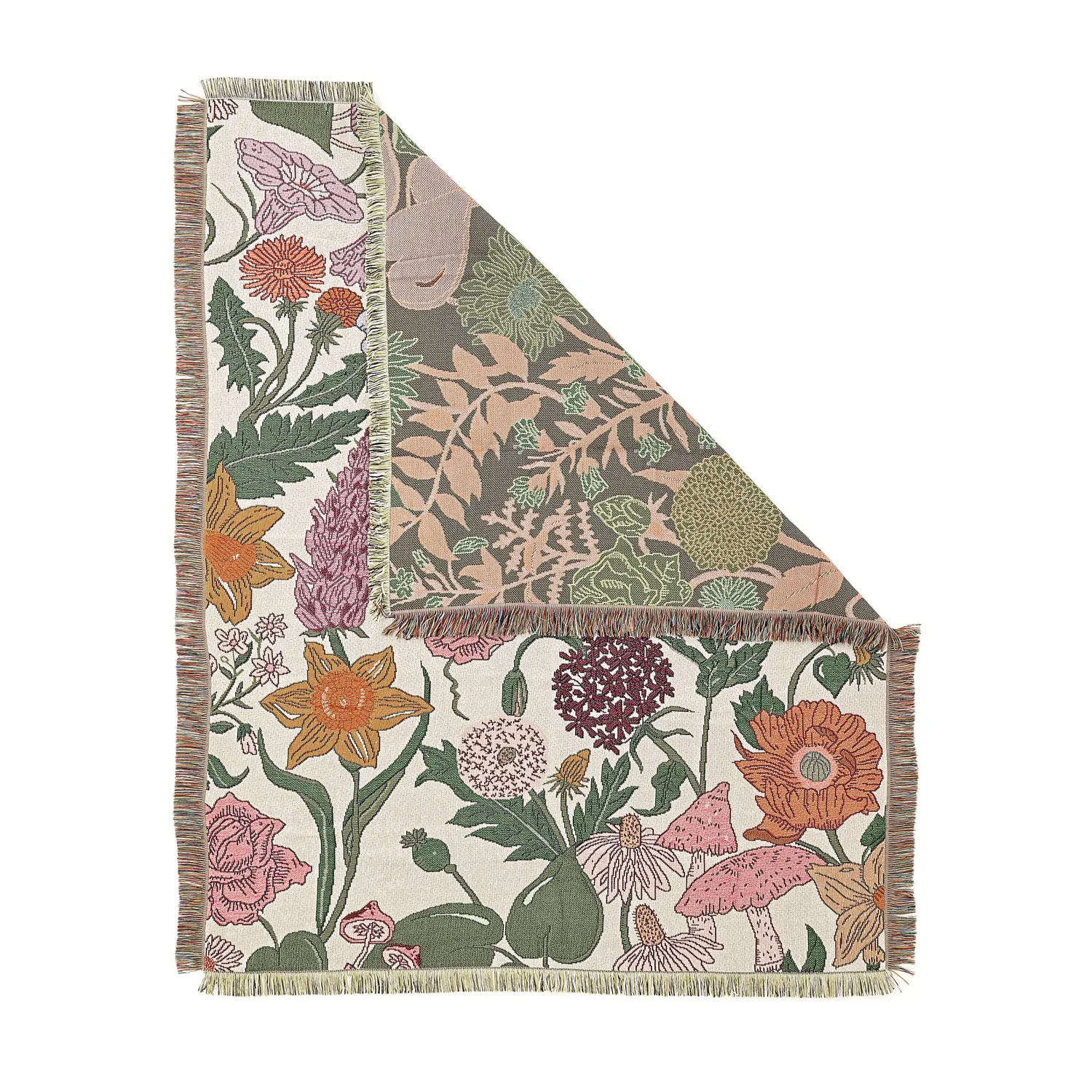 Throws - Fiori Tapestry Blanket (multi)