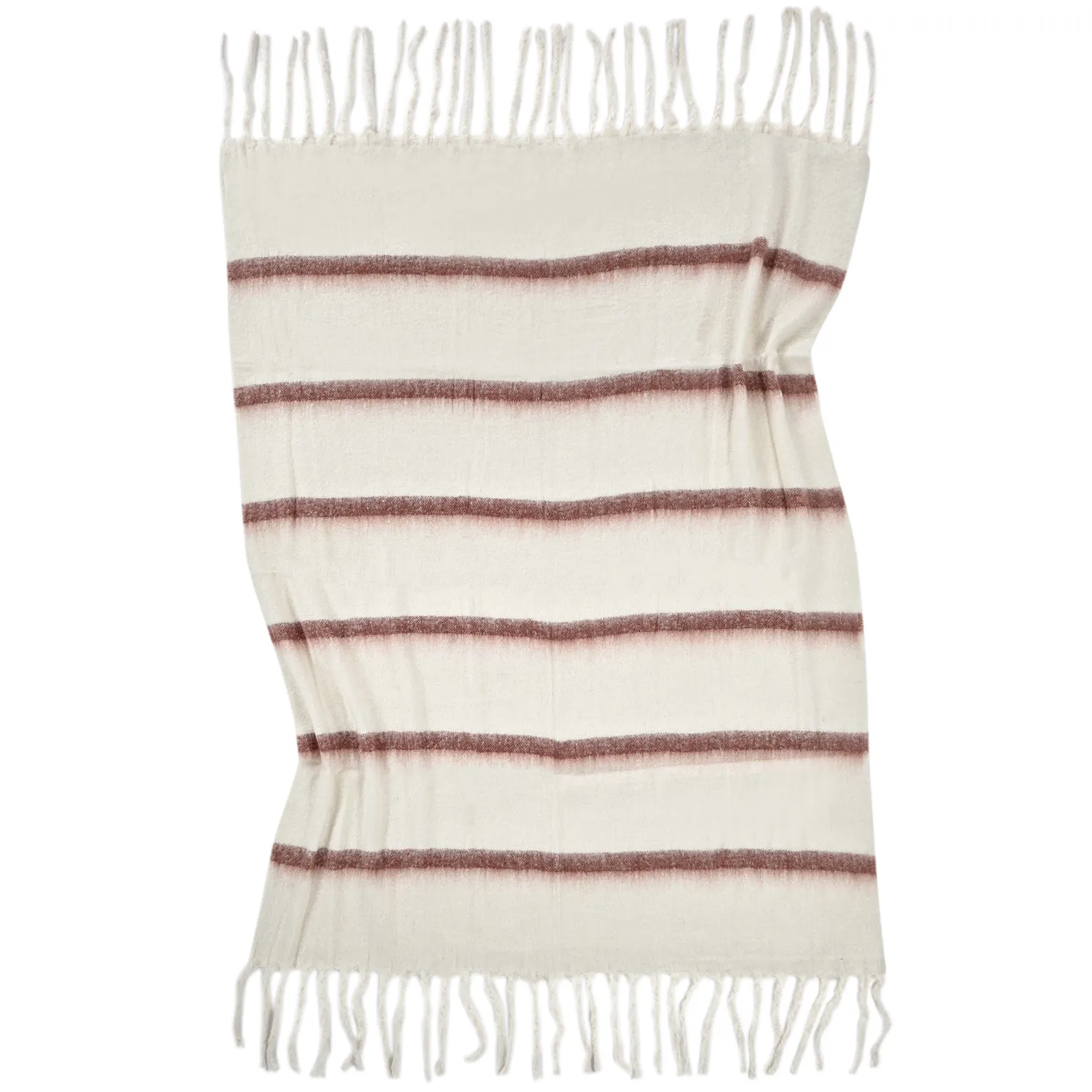 Throws - Plaid in wool mix - Miranda (pink)