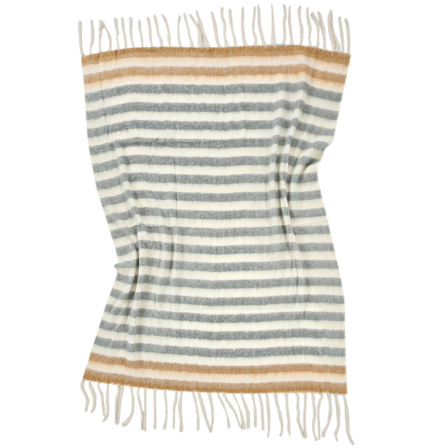 Throws - Plaid in wool mix - Monica (yellow)