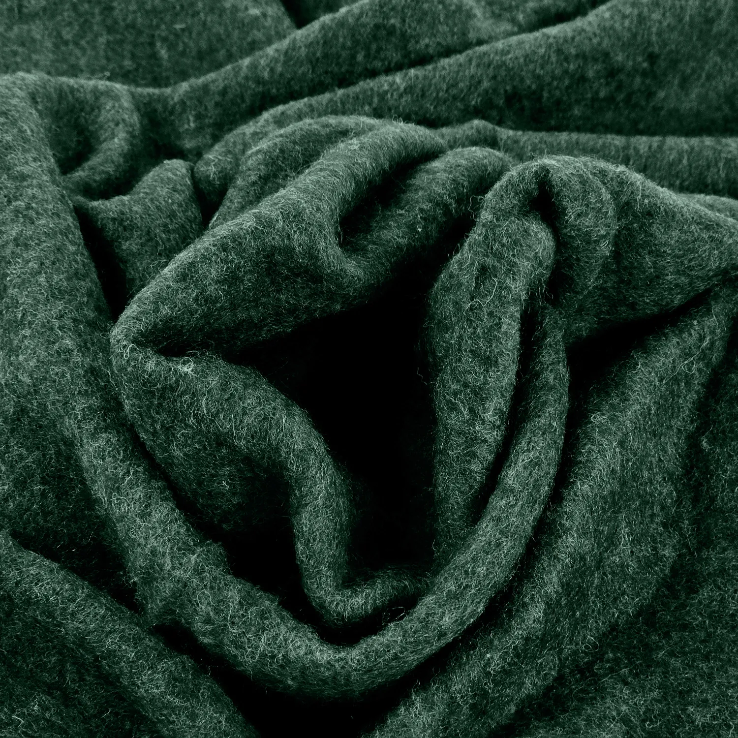 Throws - Plaid in wool mix - Samantha (green)
