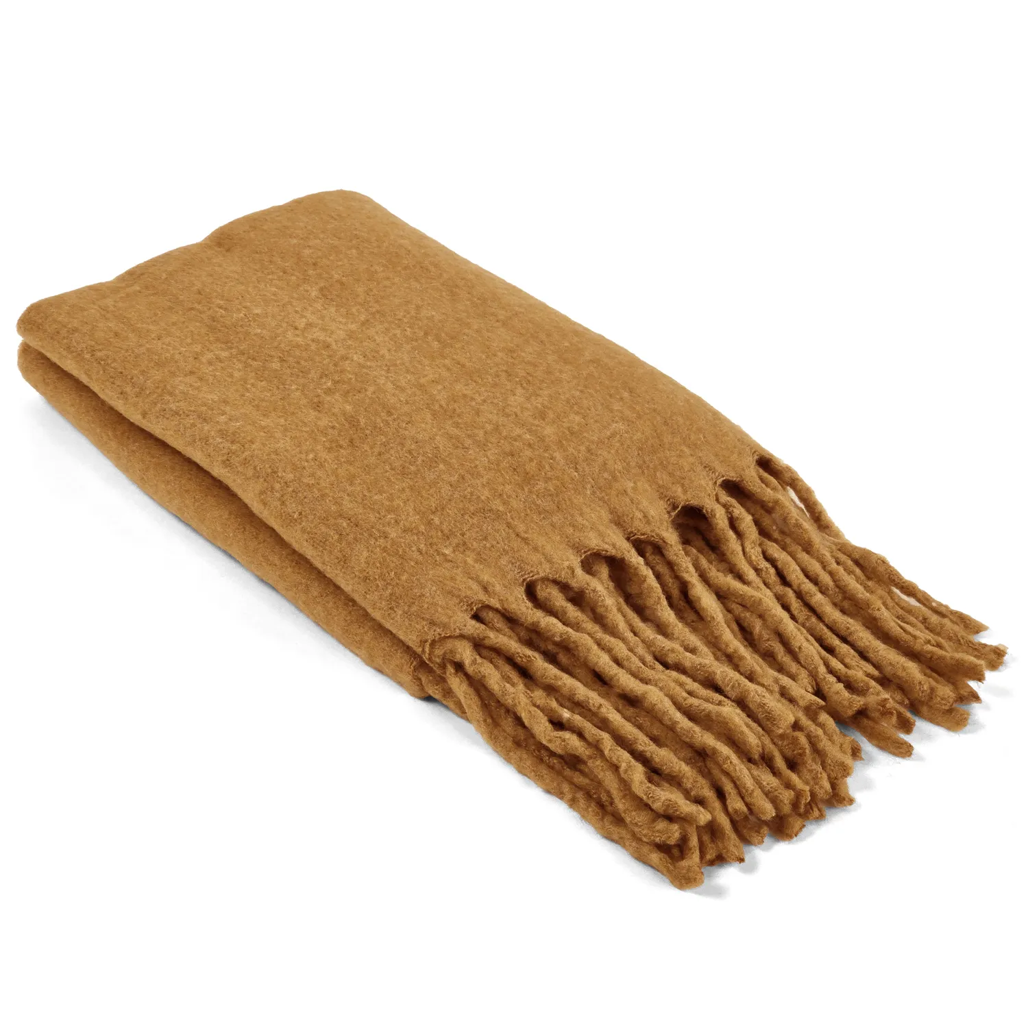 Throws - Plaid in wool mix - Samantha (yellow)