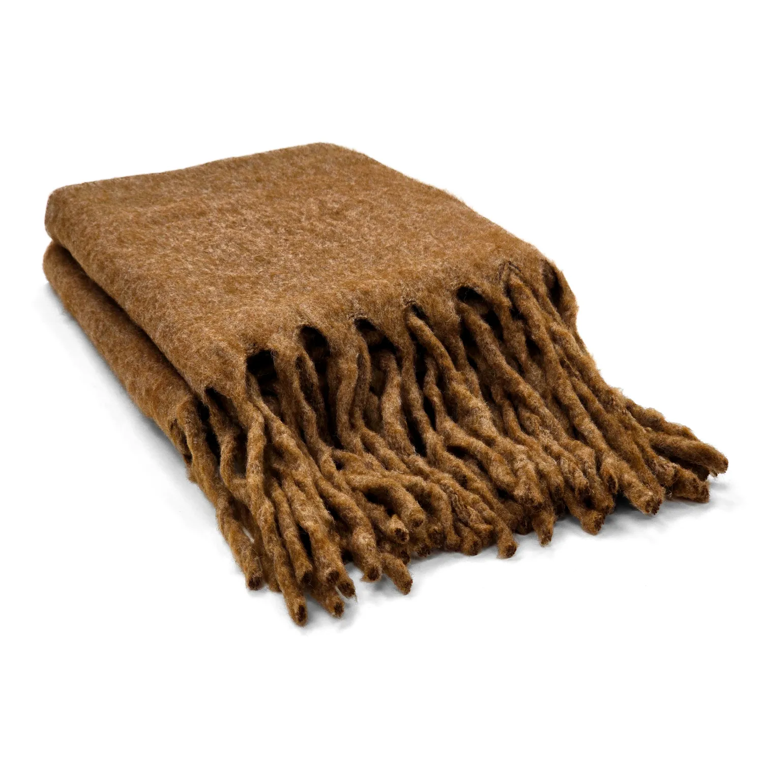 Throws - Wool blend throw - Samantha (brown)