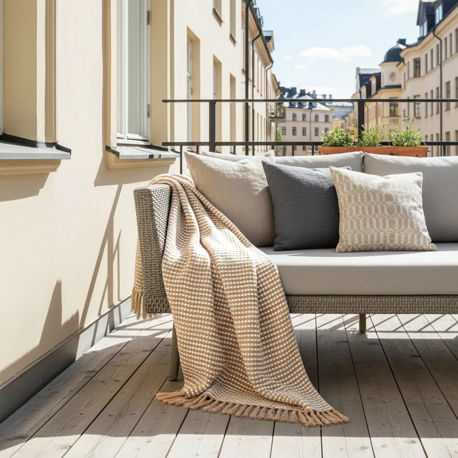 Throws - Quebec Blanket (beige)