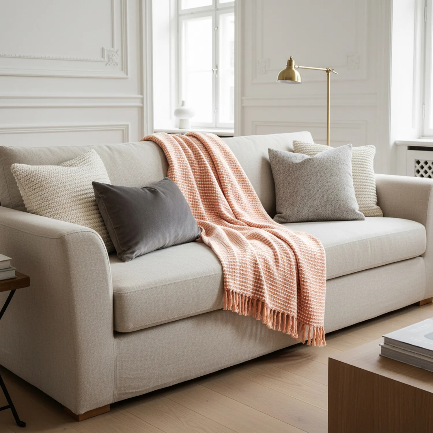 Throws - Quebec Blanket (pink)