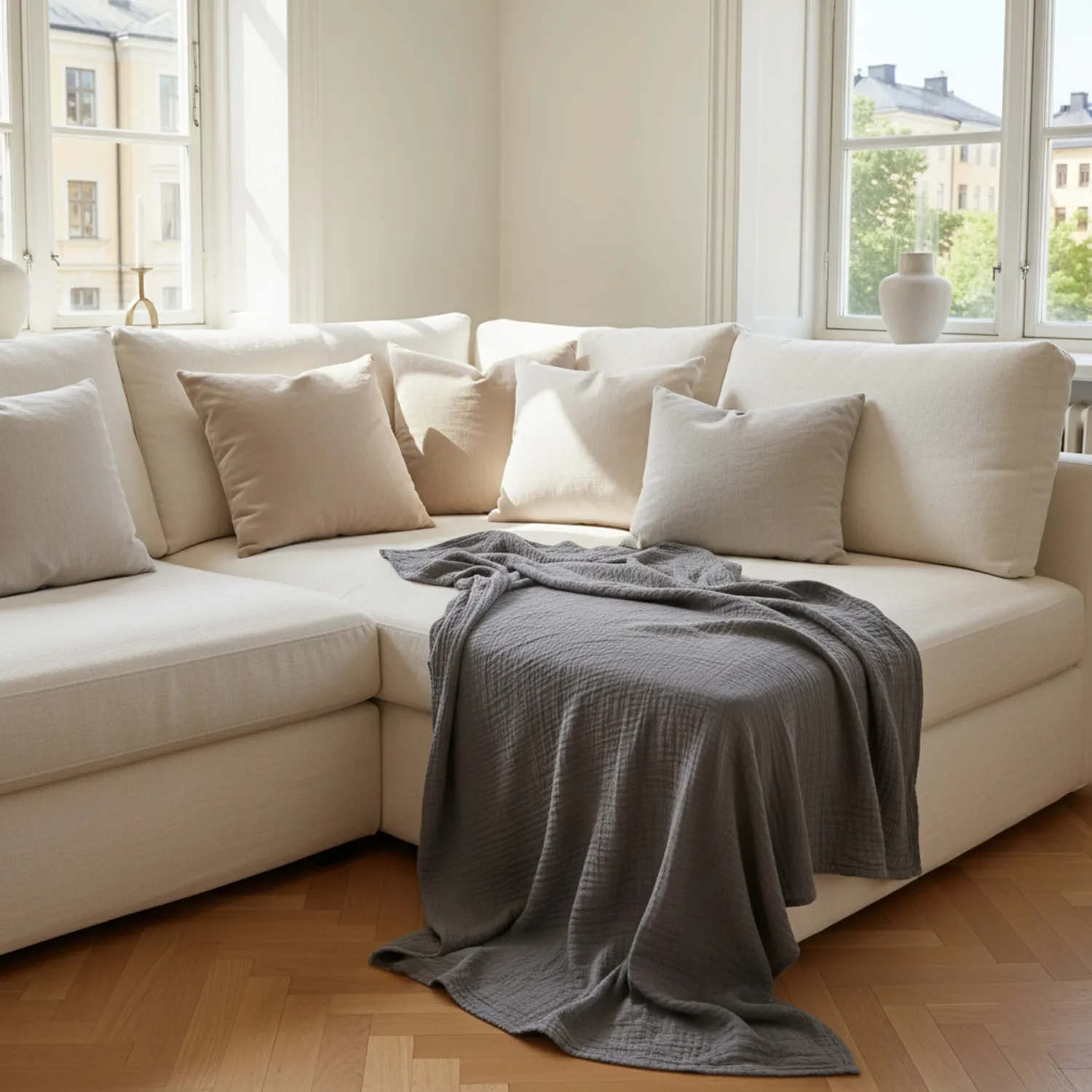 Blankets - Vanja Throw (black)