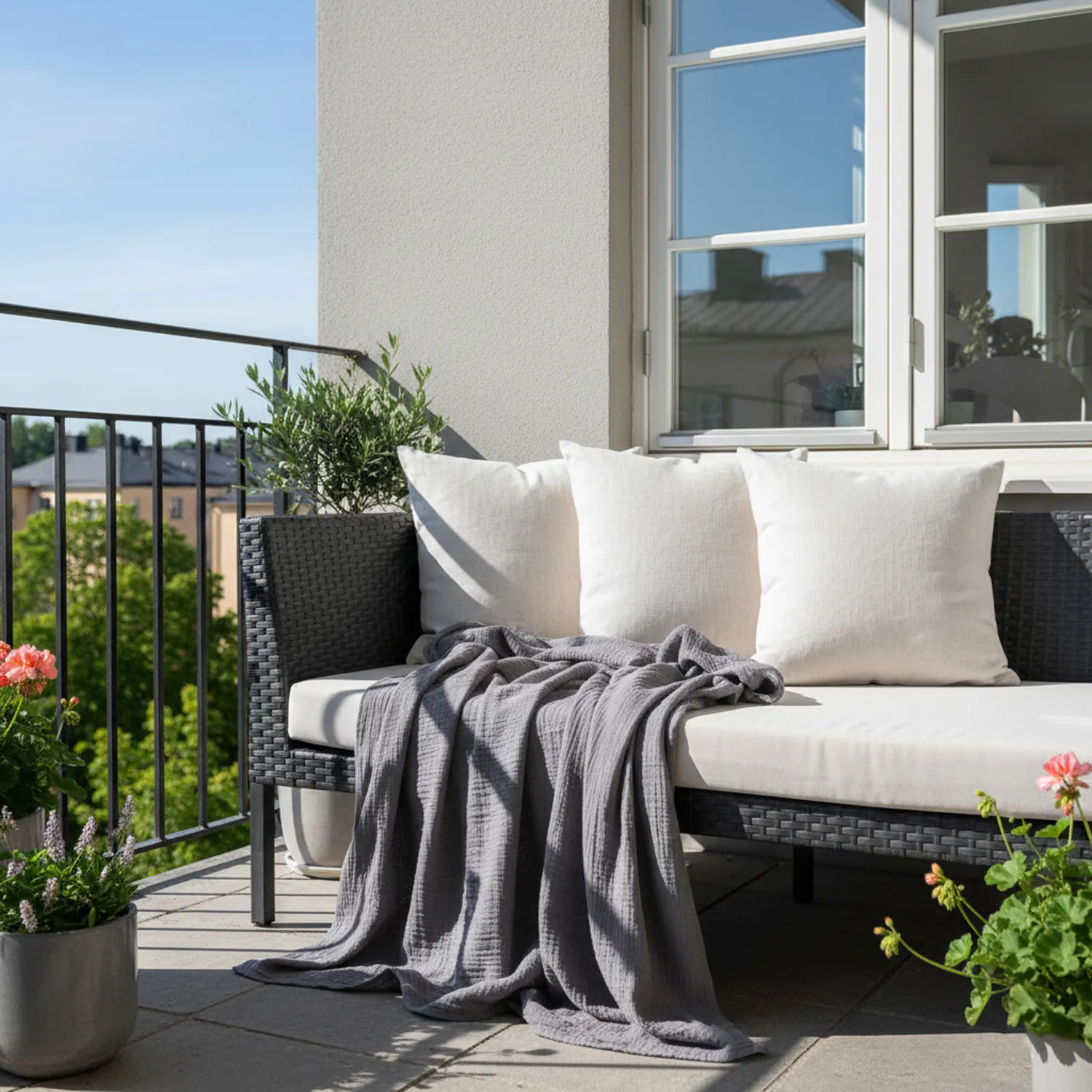 Blankets - Vanja Throw (black)