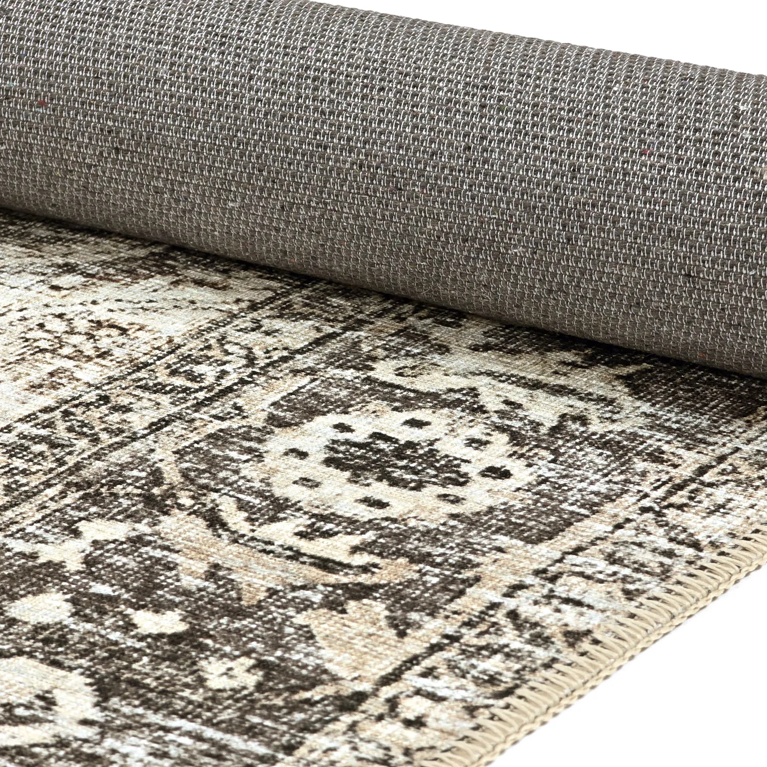 Flatweave rug - Alvand (black)