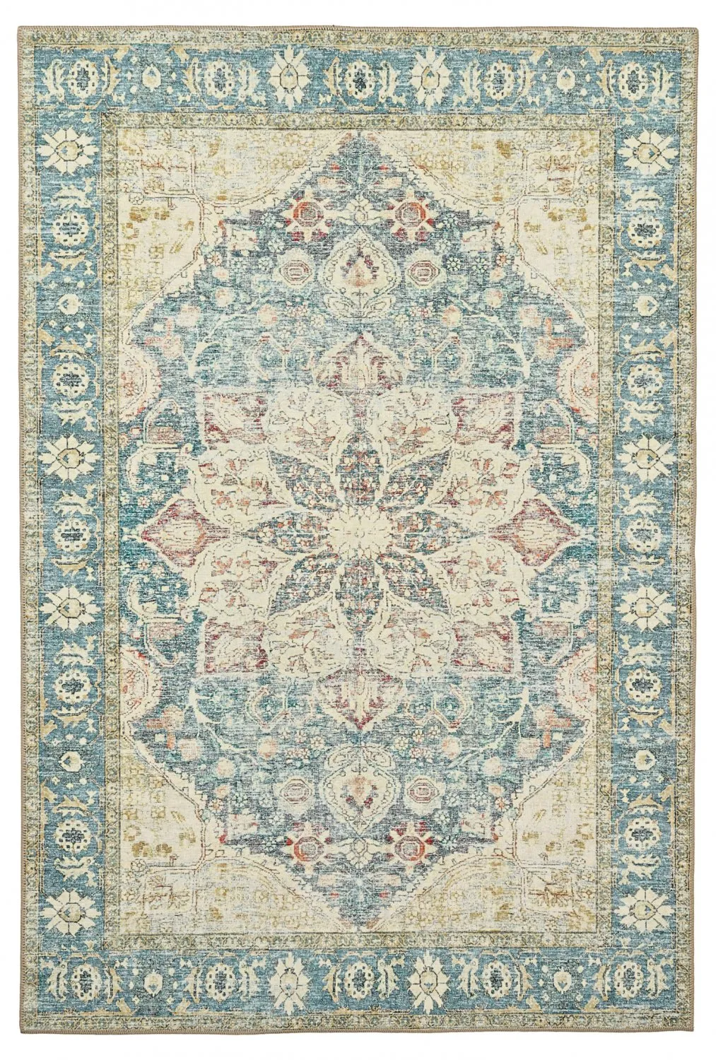 Flatweave rug - Alvand (blue)