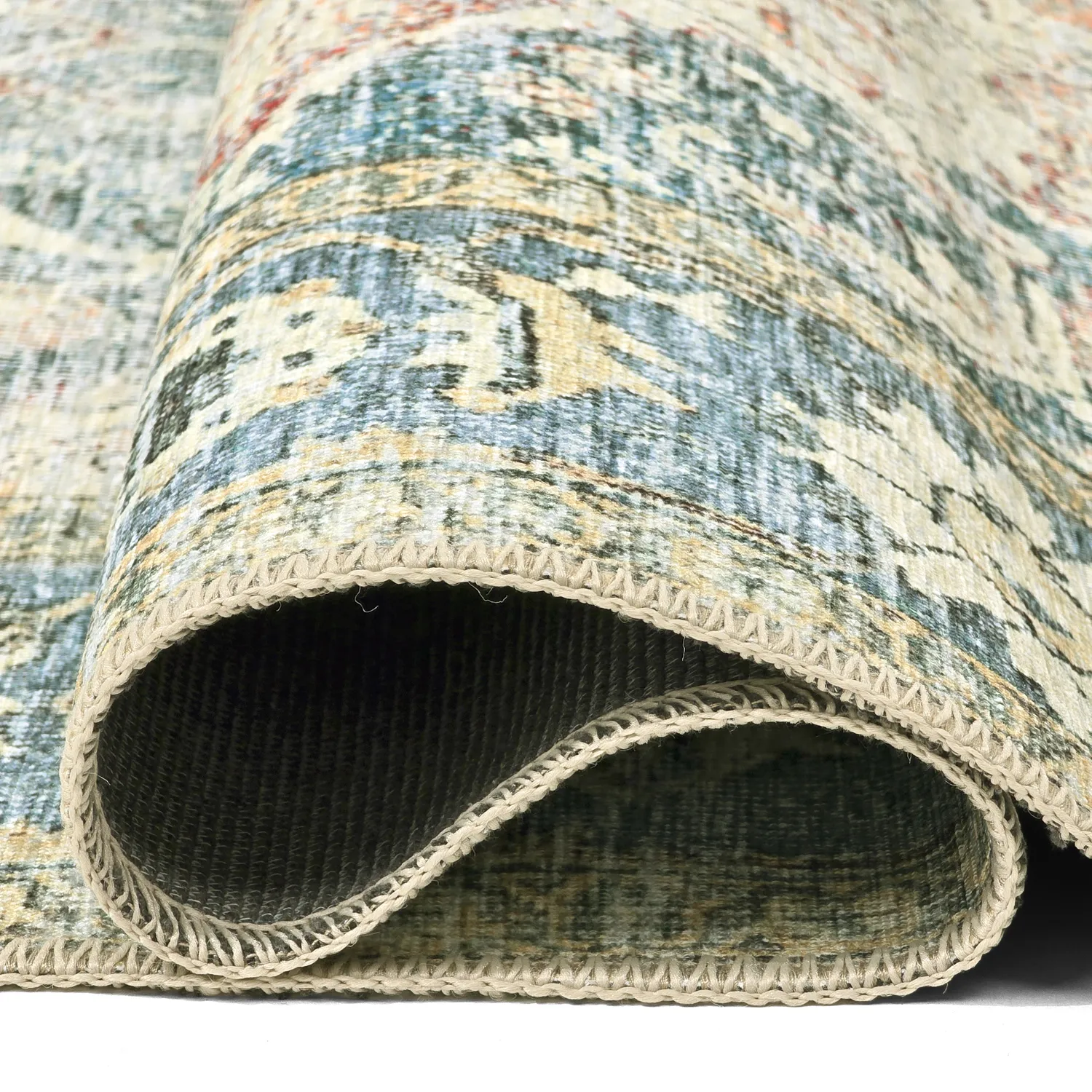 Flatweave rug - Alvand (blue)