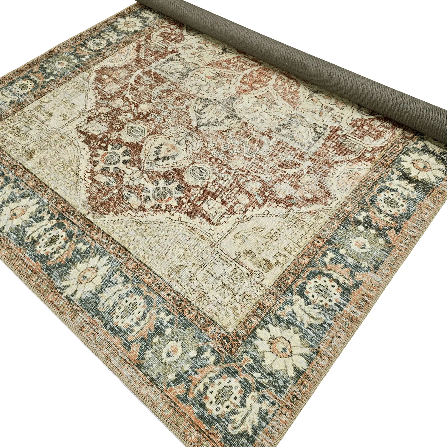 Flatweave rug - Alvand (red)