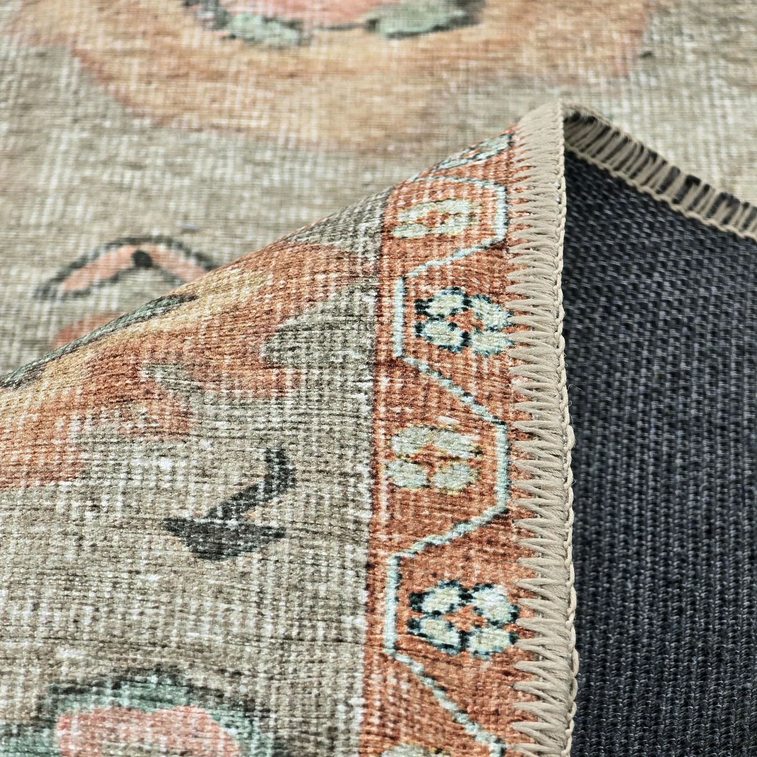 Flatweave rug - Amena (blue)
