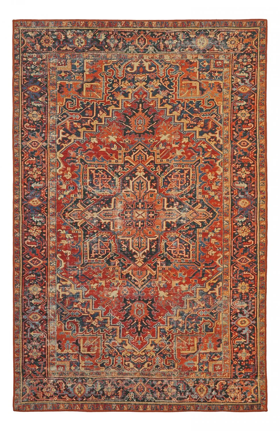 Flatweave rug - Anzali (red)