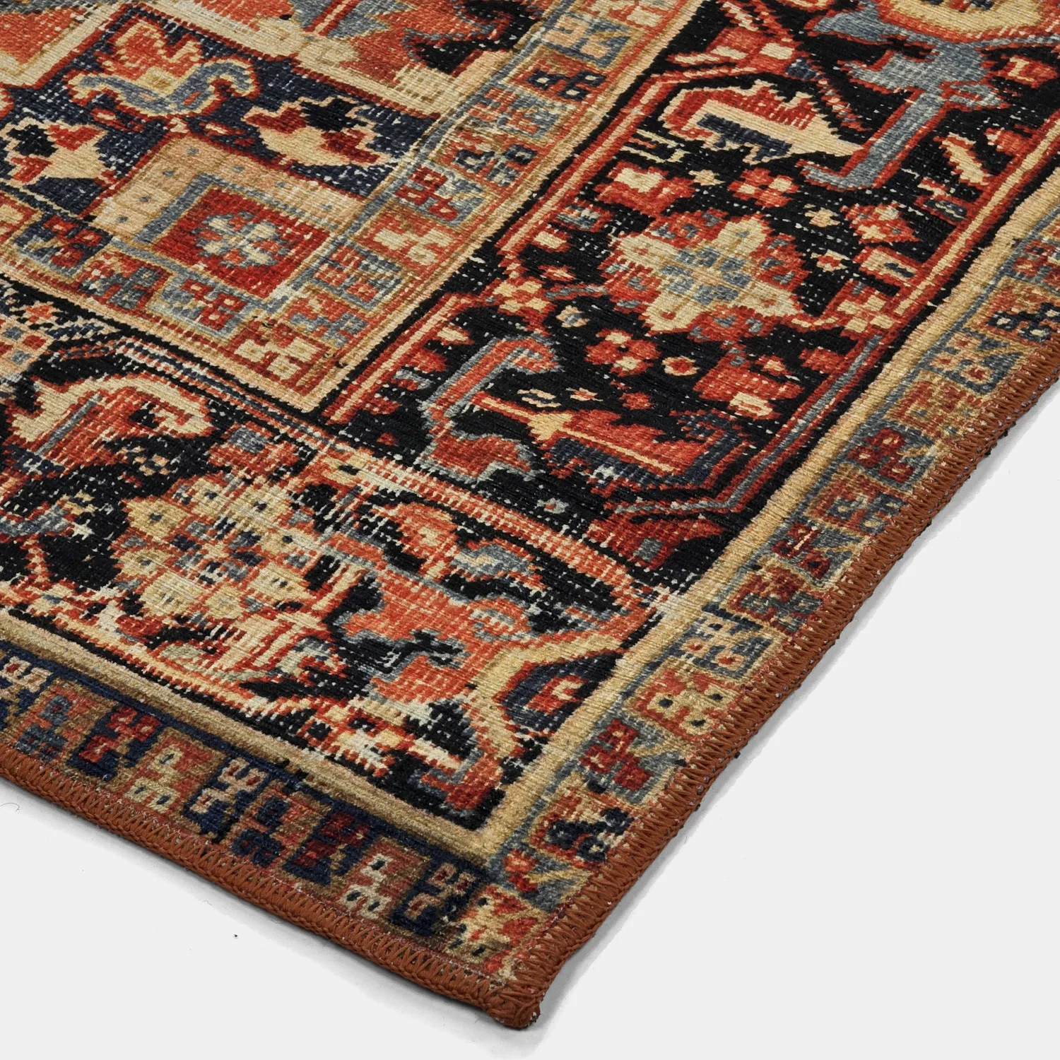 Flatweave rug - Anzali (red)