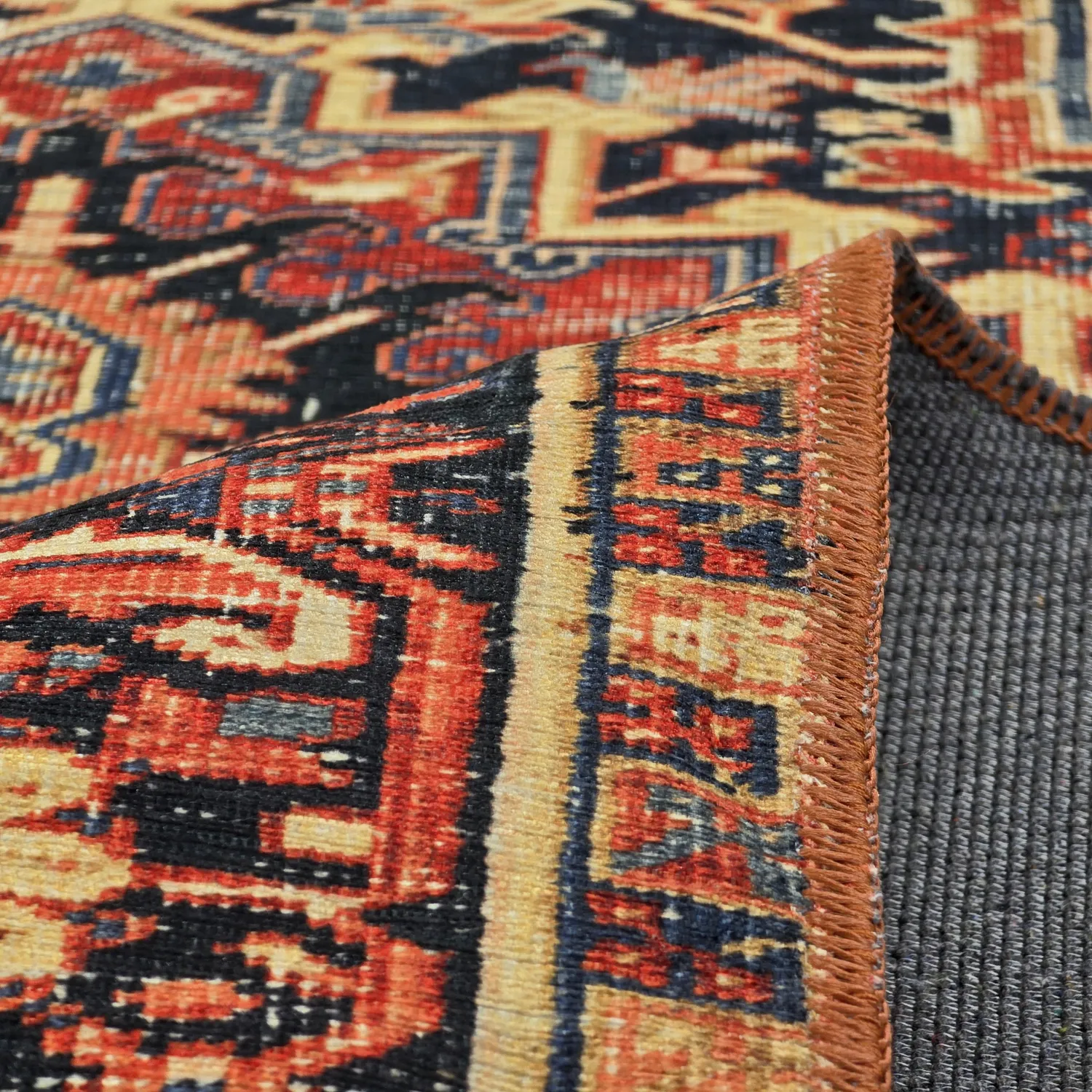 Flatweave rug - Anzali (red)