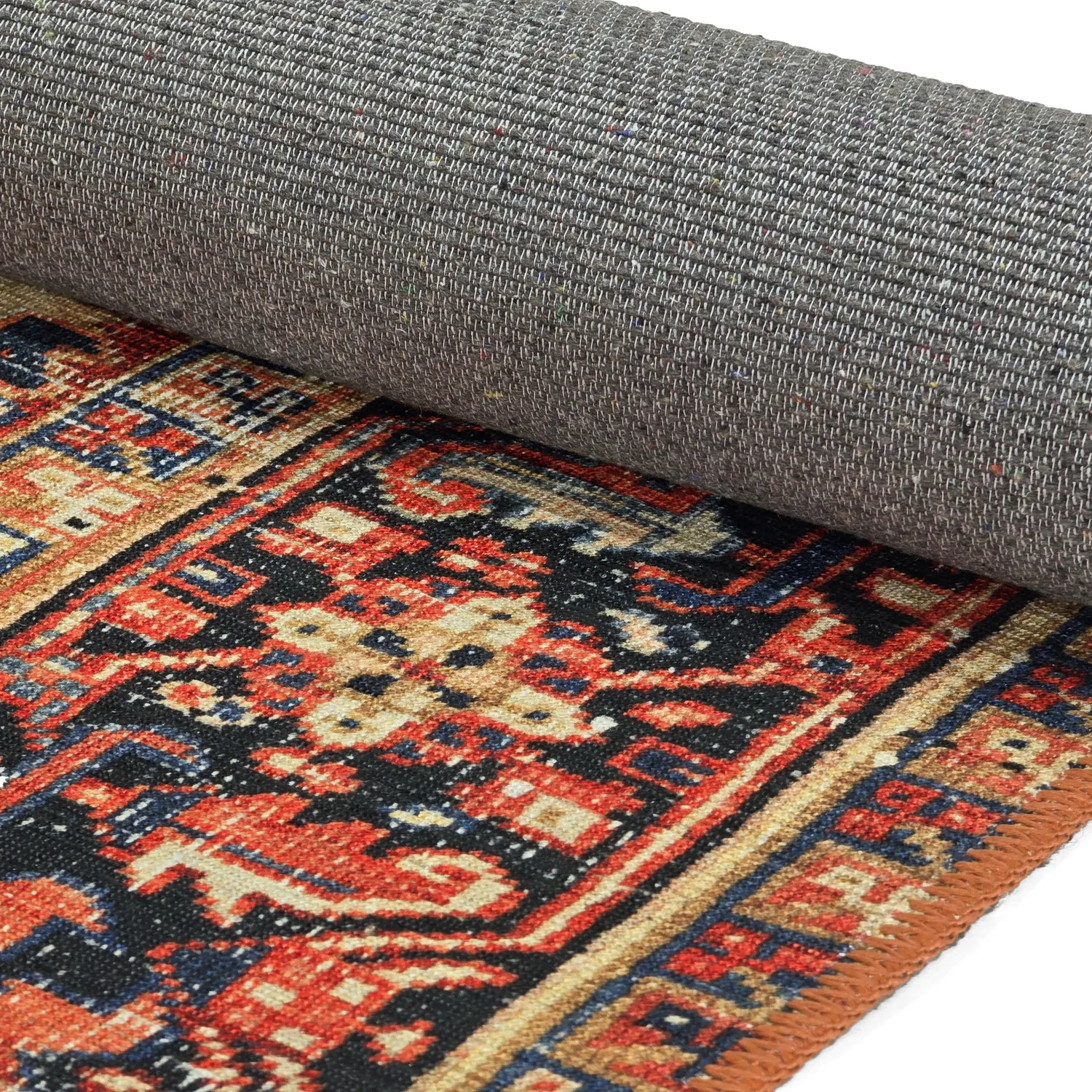 Flatweave rug - Anzali (red)