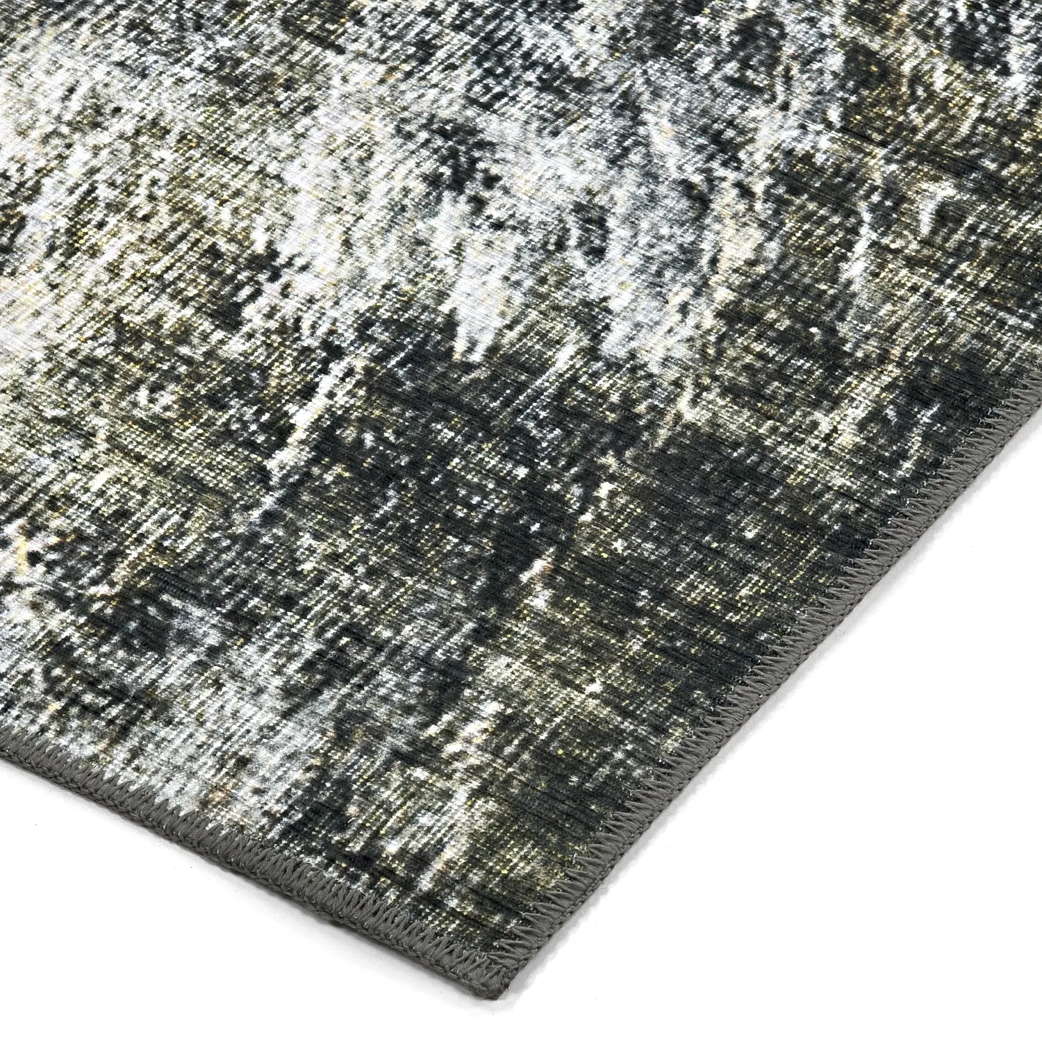Flatweave rug - Bechar (black/multi)