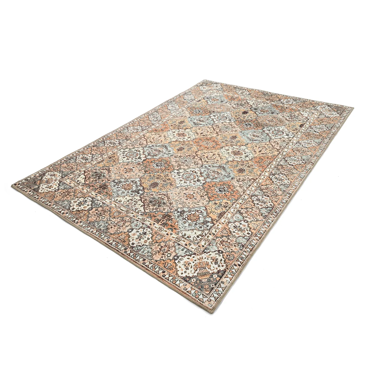 Flatweave rug - Berelina (beige/multi)