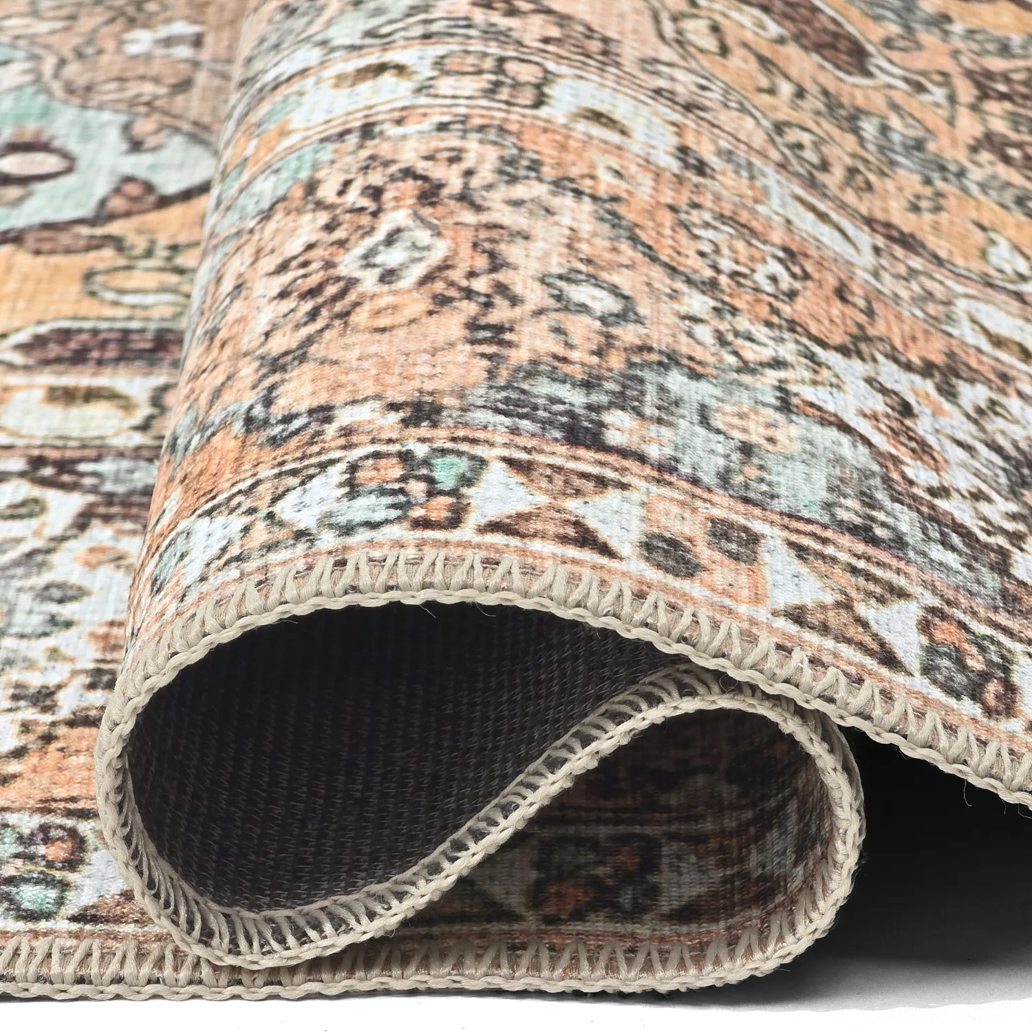 Flatweave rug - Berelina (beige/multi)