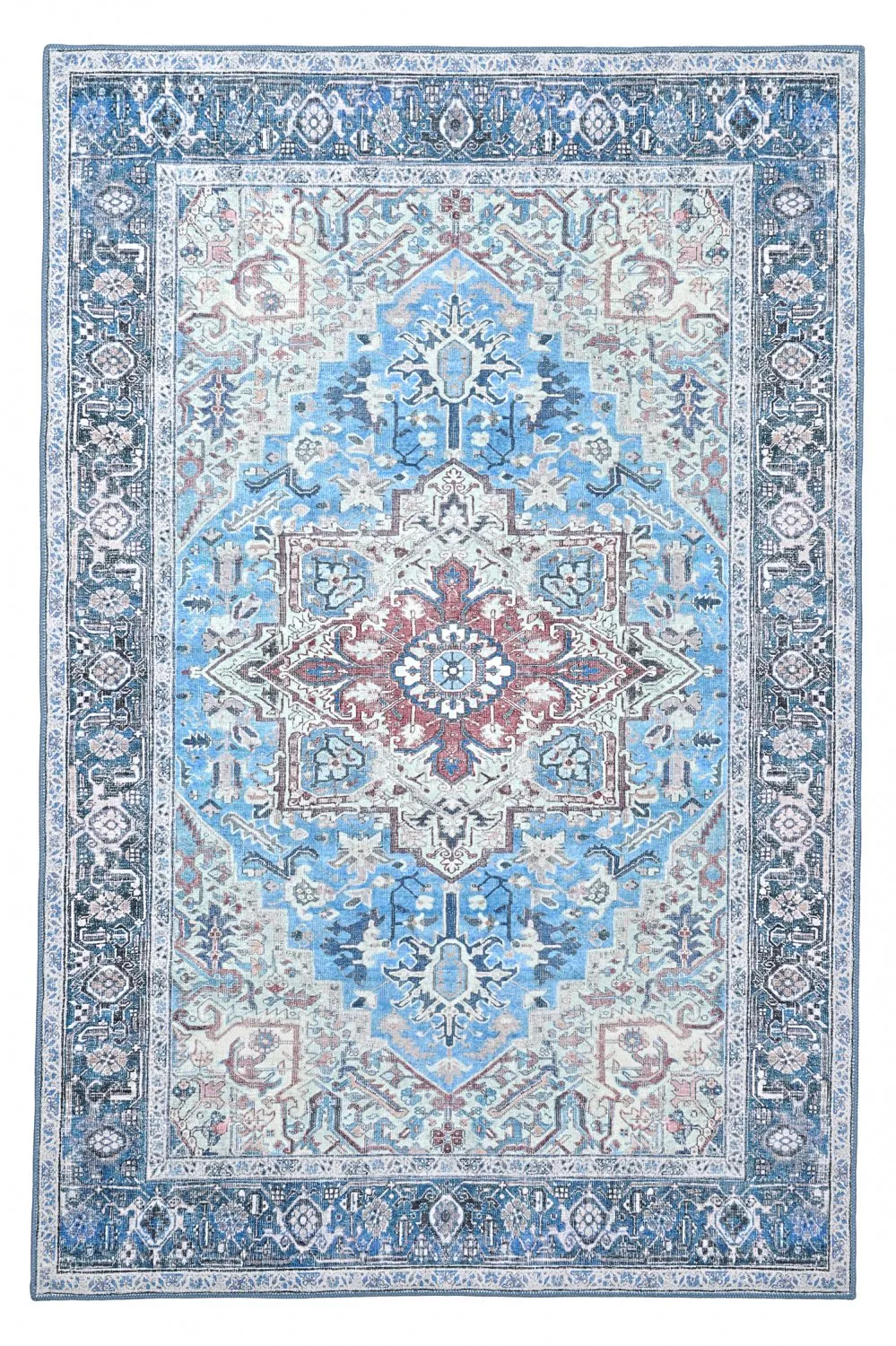 Flatweave rug - Birjand (blue)