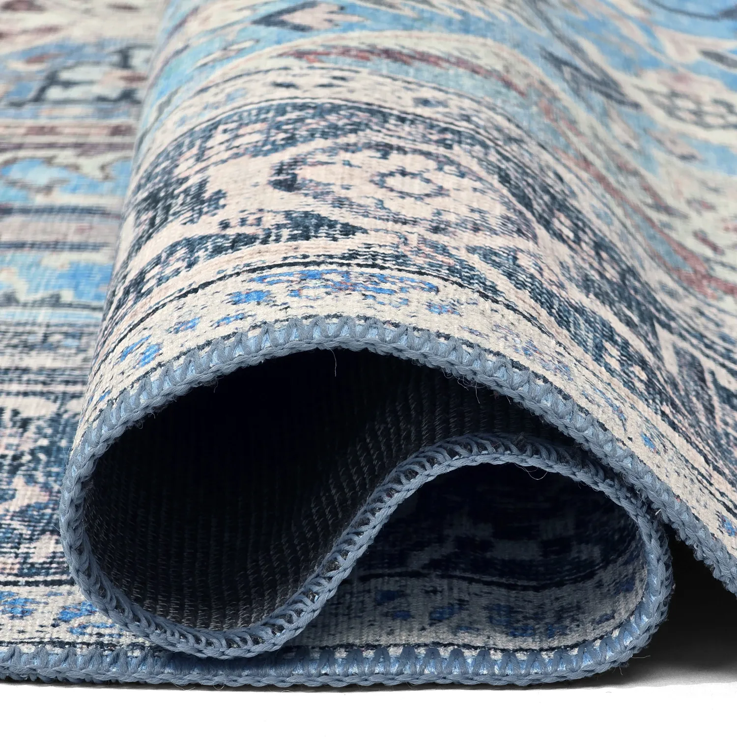 Flatweave rug - Birjand (blue)