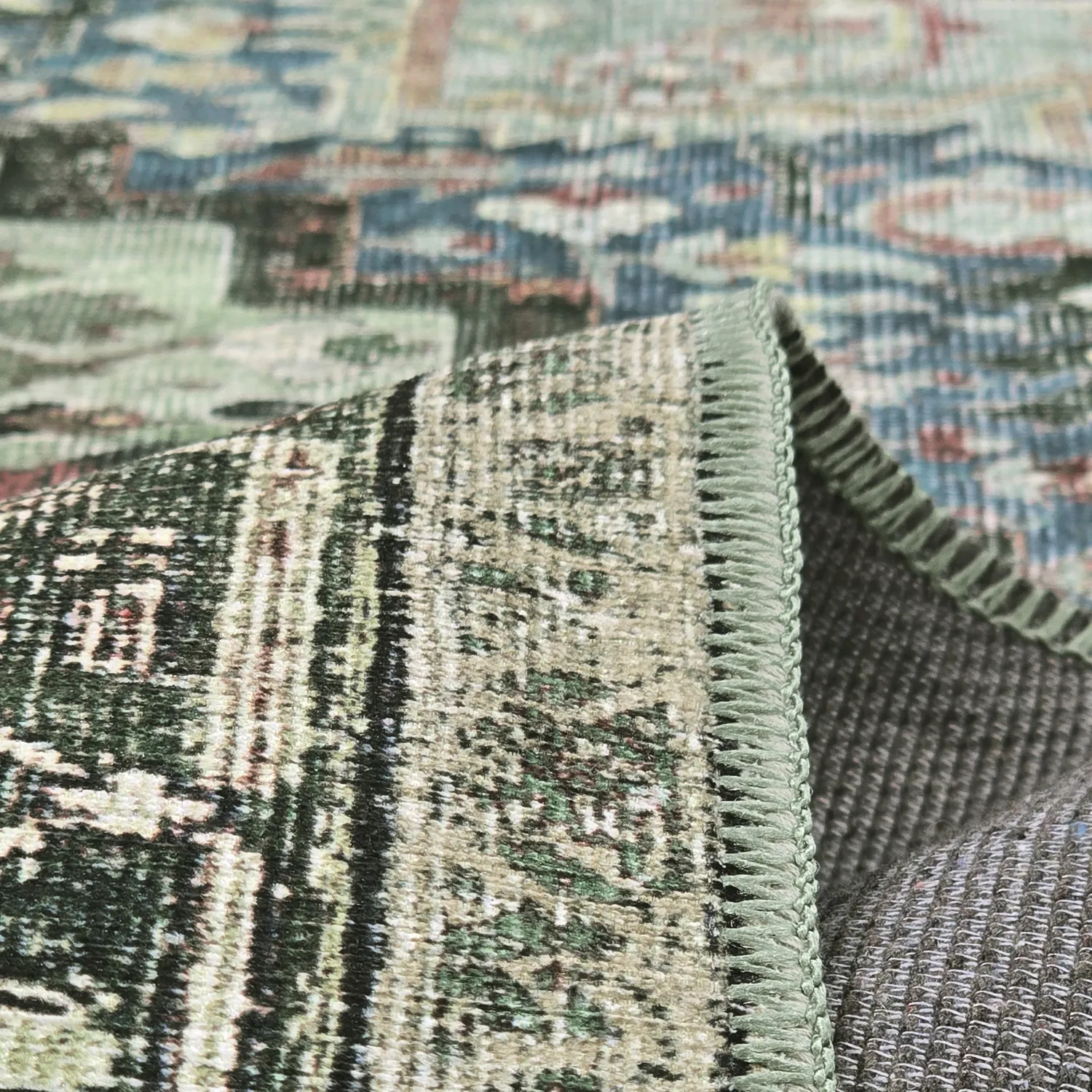 Flatweave rug - Birjand (green)