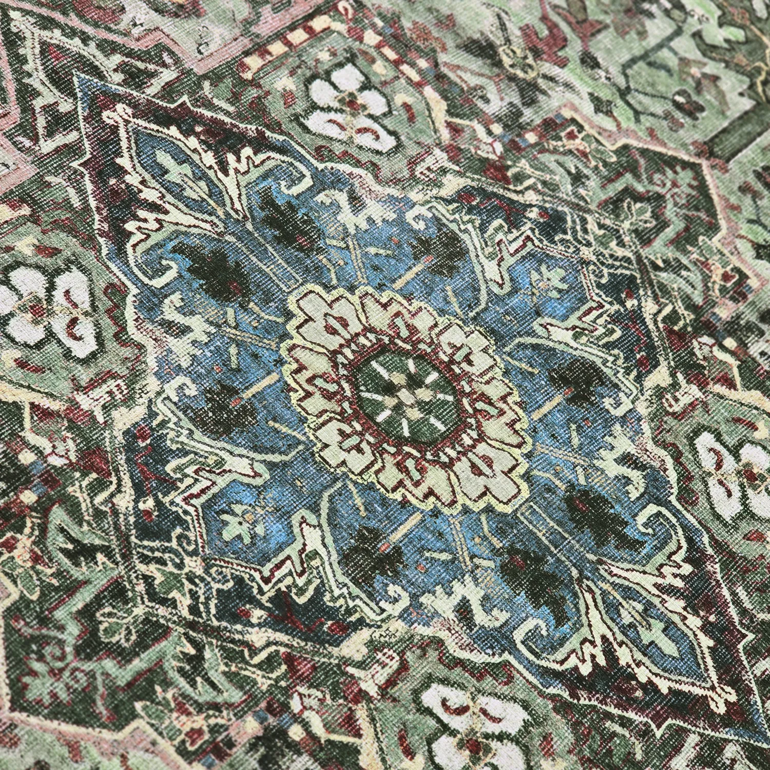 Flatweave rug - Birjand (green)
