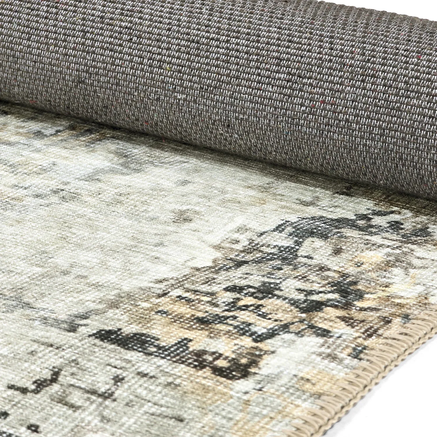 Flatweave rug - Comino (beige/multi)