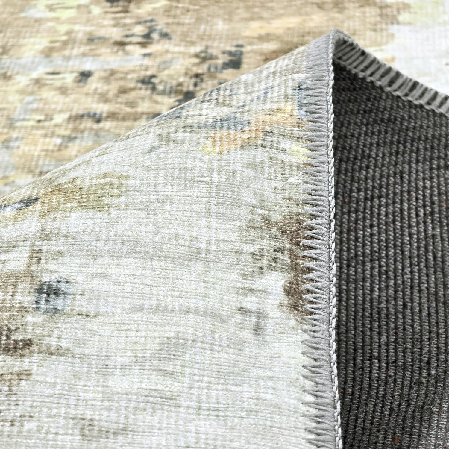 Flatweave rug - Comino (grey/multi)