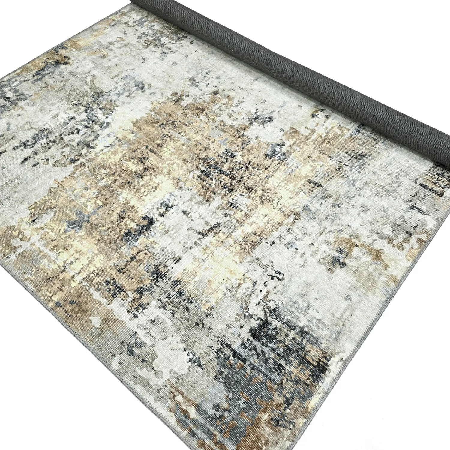 Flatweave rug - Comino (grey/multi)