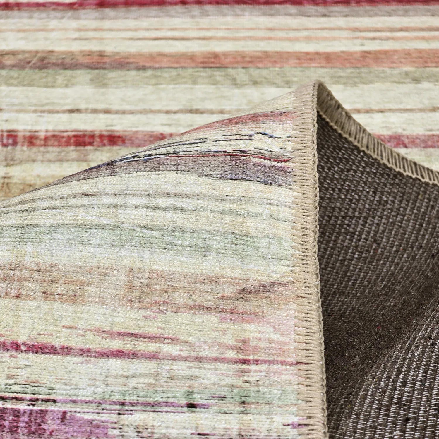 Flatweave rug - Delara (beige/multi)
