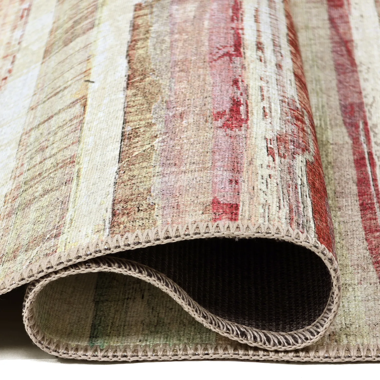 Flatweave rug - Delara (beige/multi)