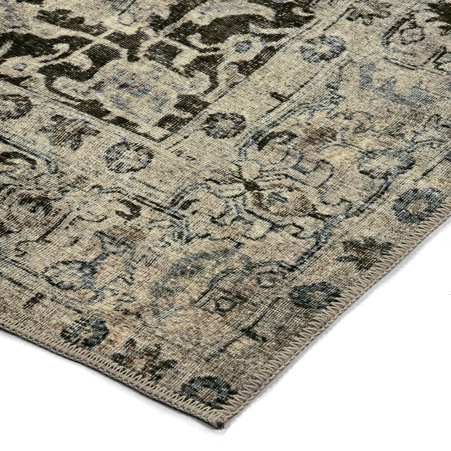 Flatweave rug - Delvar (green)