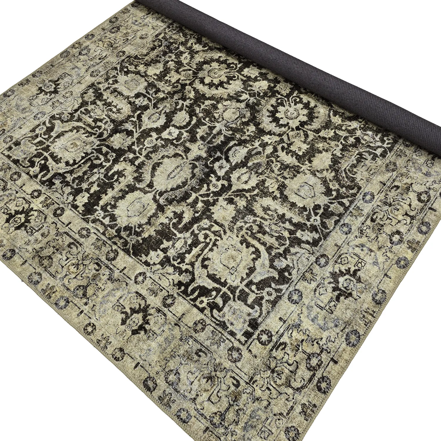 Flatweave rug - Delvar (green)