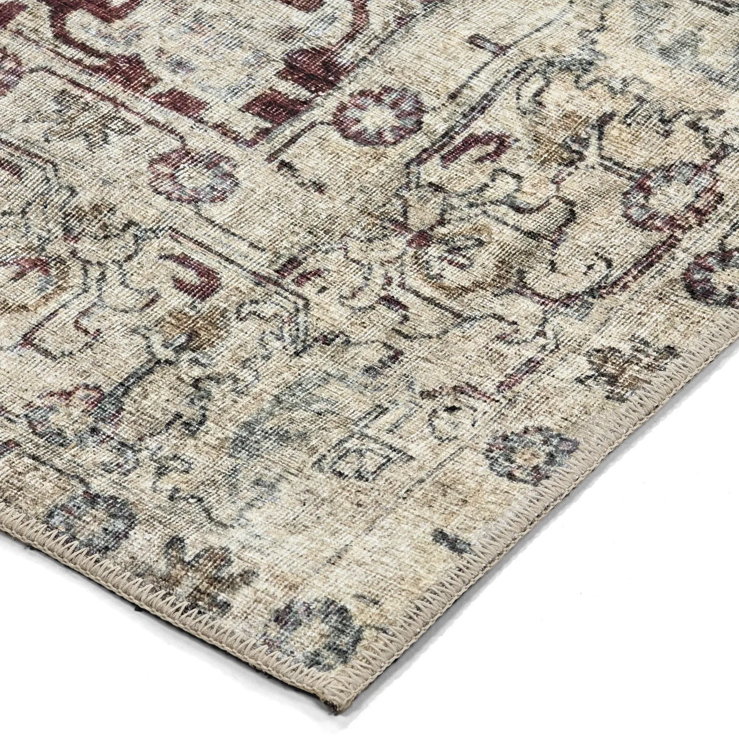 Flatweave rug - Delvar (red)