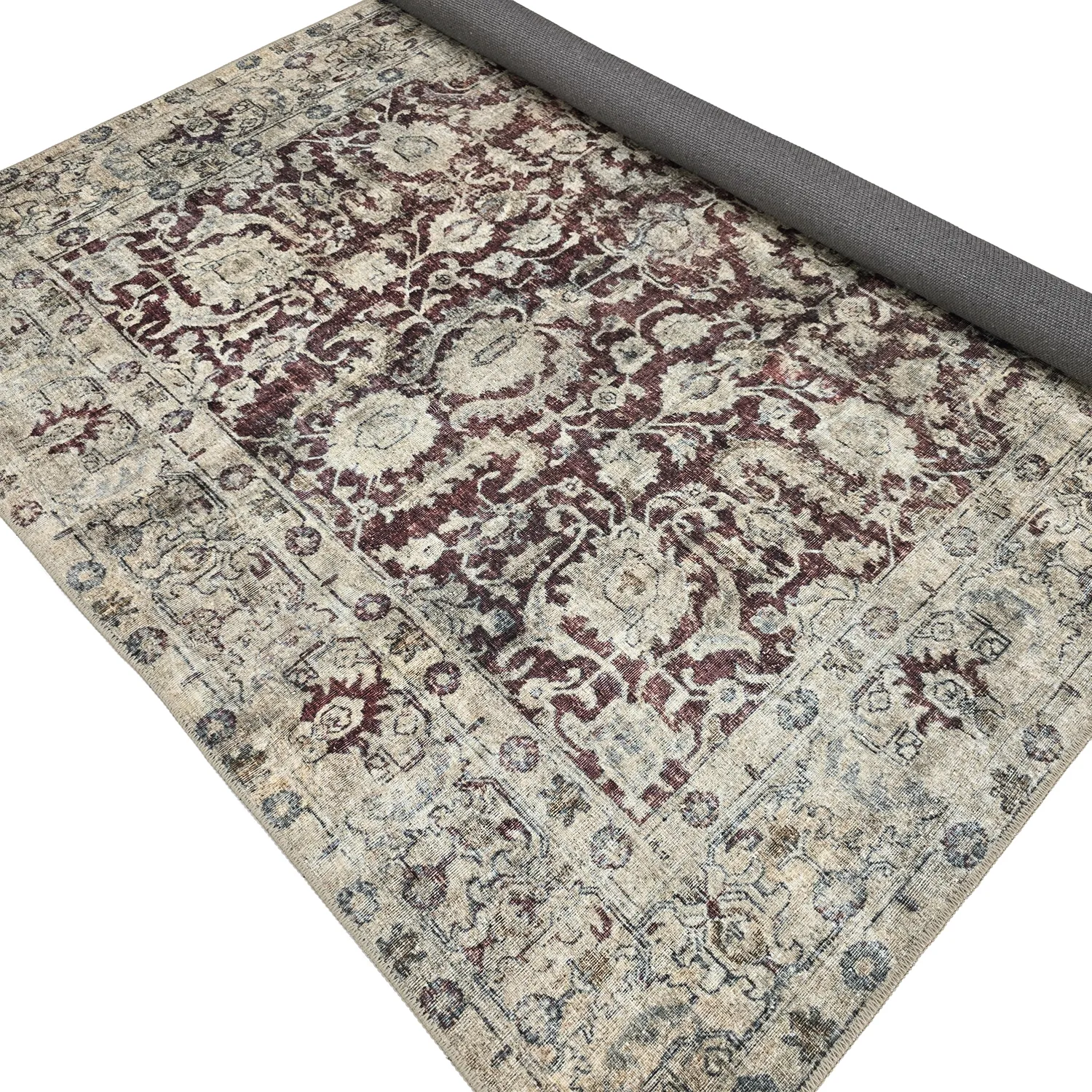 Flatweave rug - Delvar (red)