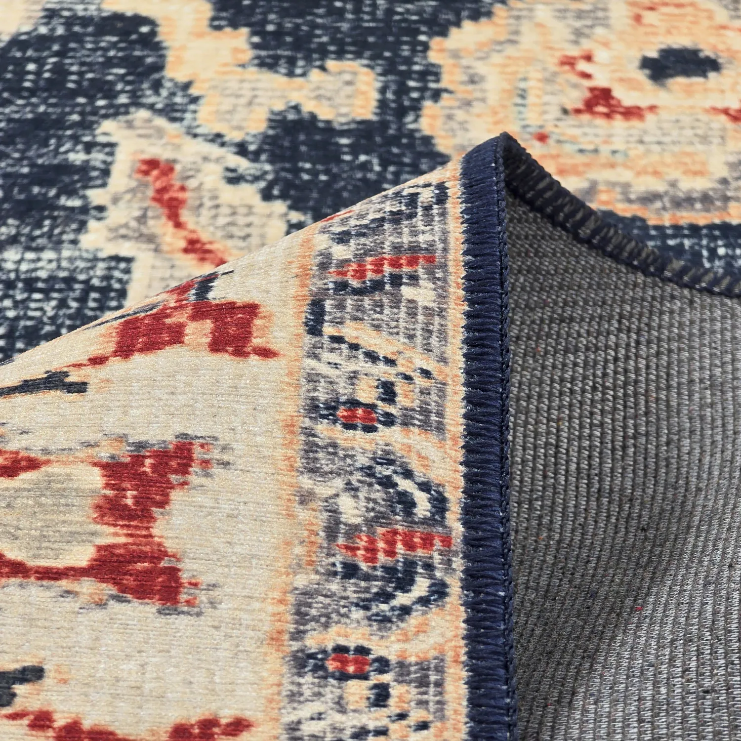 Flatweave rug - Fadarin (blue)