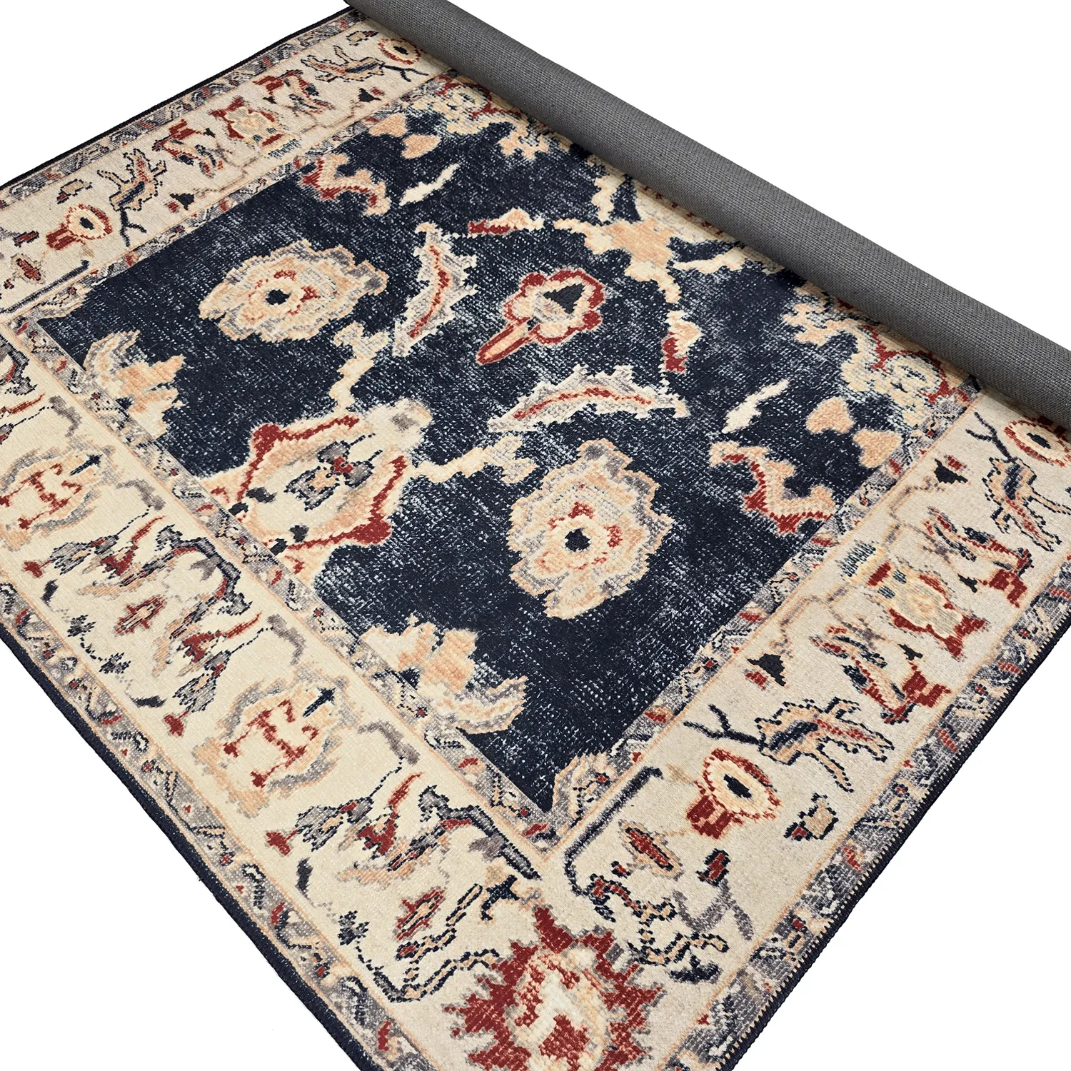 Flatweave rug - Fadarin (blue)